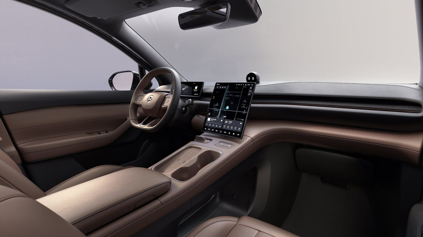 NIO - modellen - EL6 - interior - brown