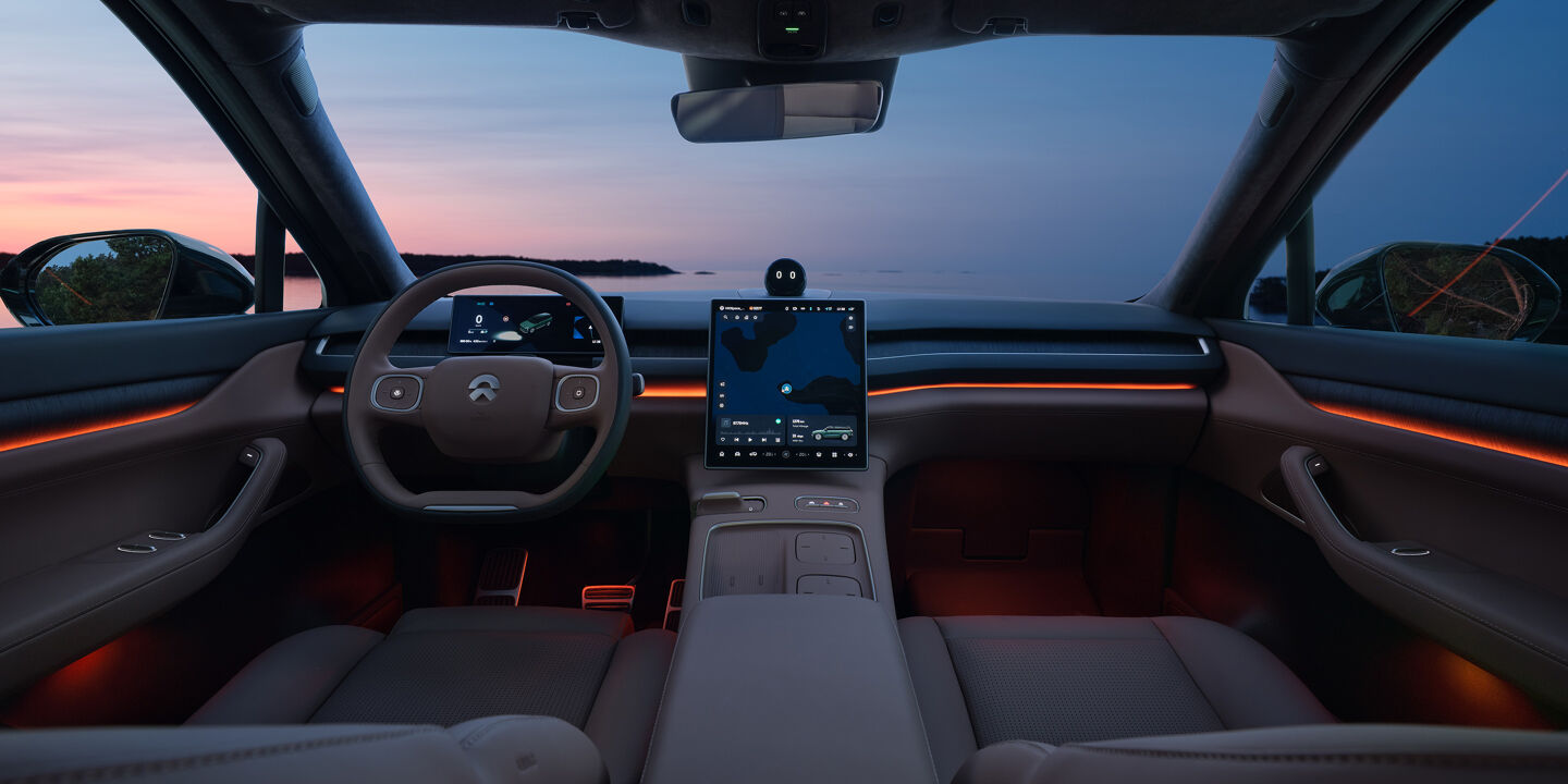 NIO - modellen - EL8 - cockpit - visual
