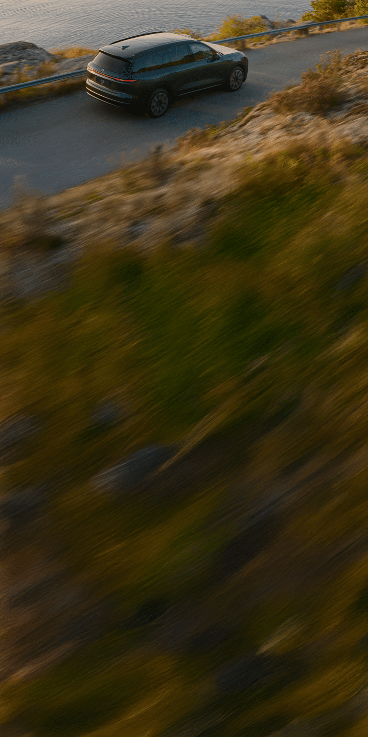 NIO - modellen - EL8 - actieradius - banner mobile