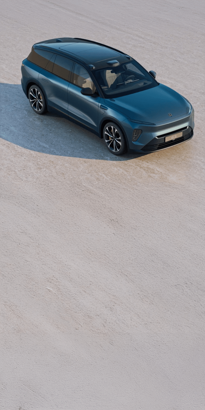NIO - modellen - EL8 - exterieur - banner mobile